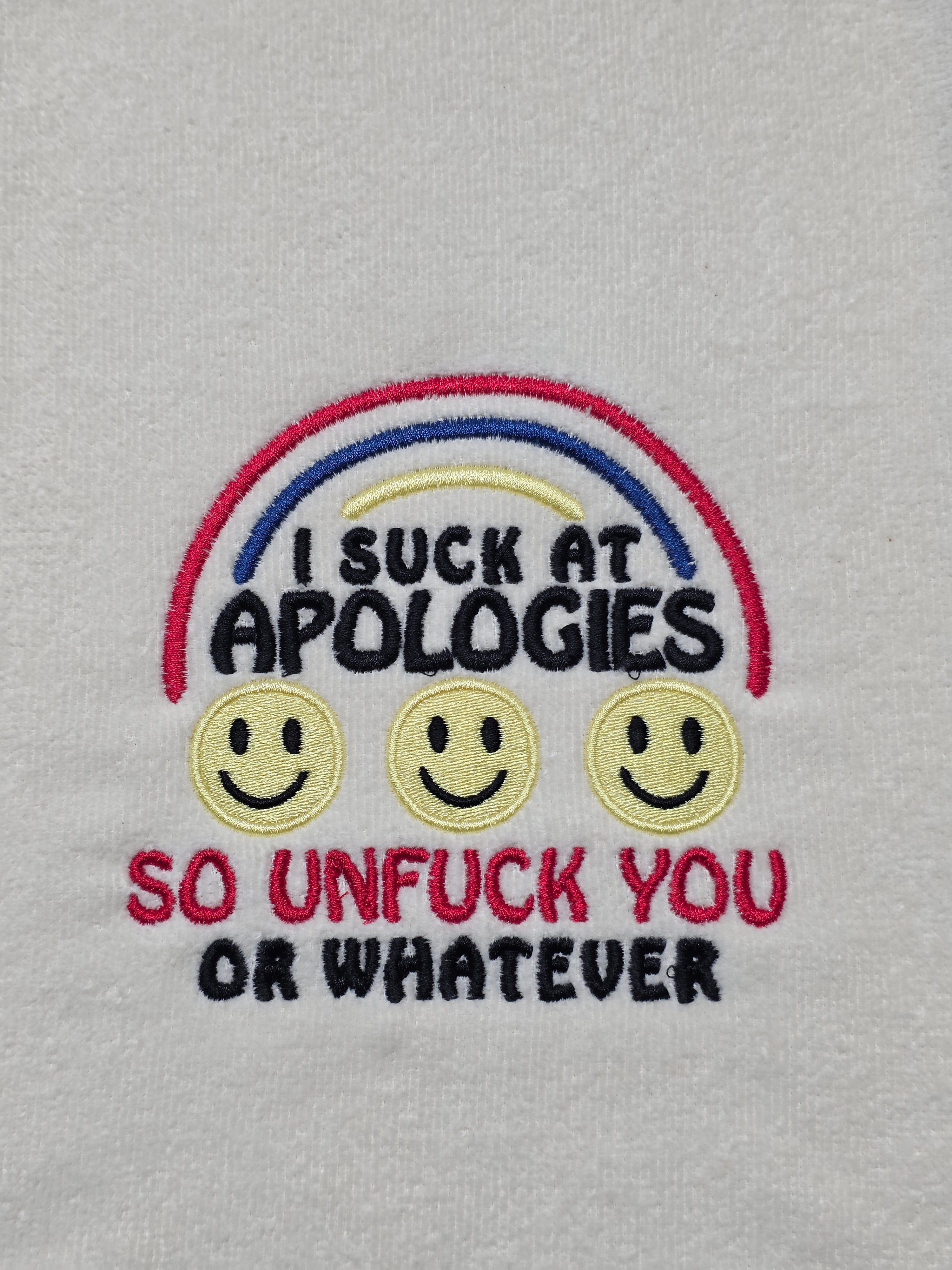 I suck at Apologies